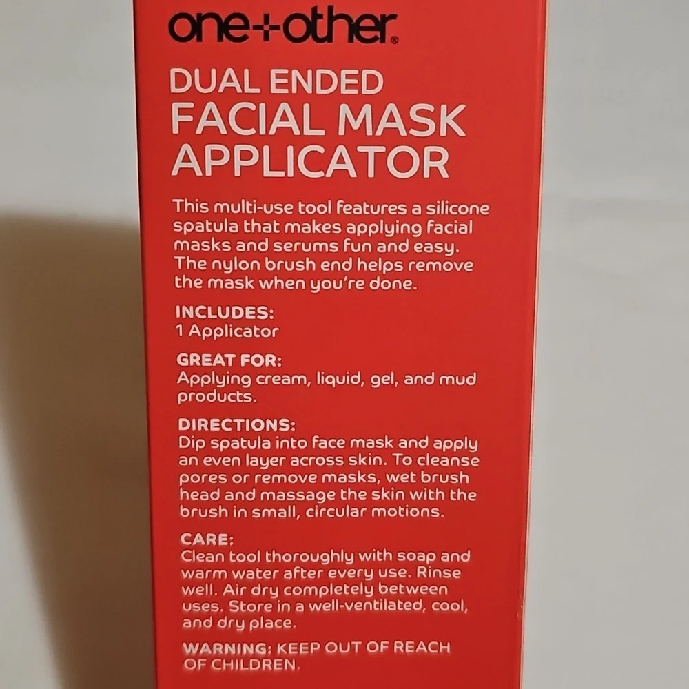 one+other Dual Ended Facial Mask Applicator New
